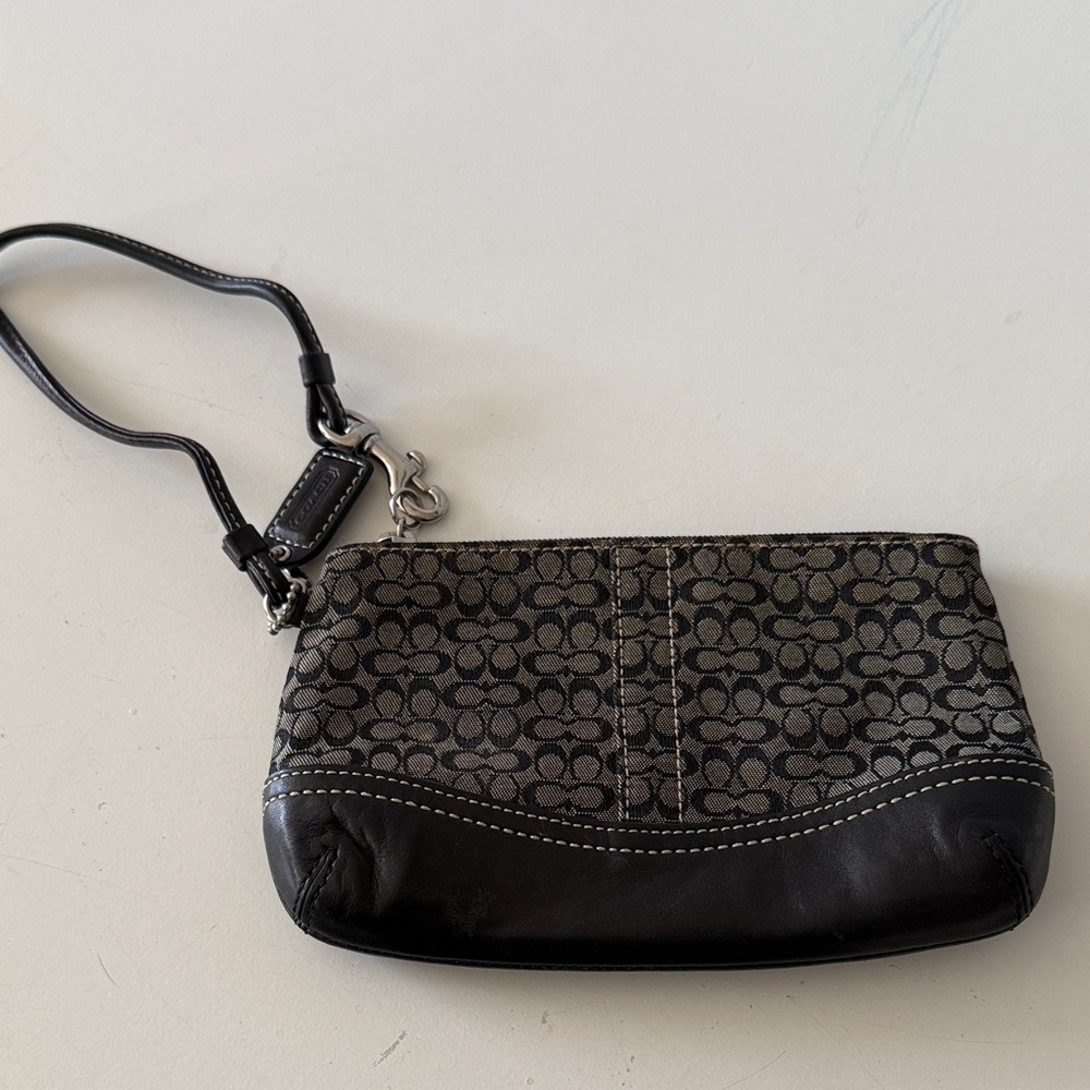 Coach wristlet bag.